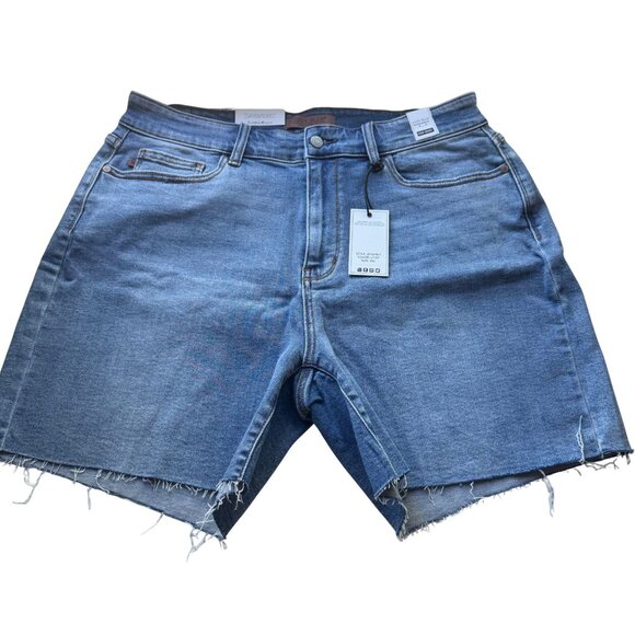 NWT Judy Blue High Waisted Denim Shorts Size 2XL - Picture 6 of 9